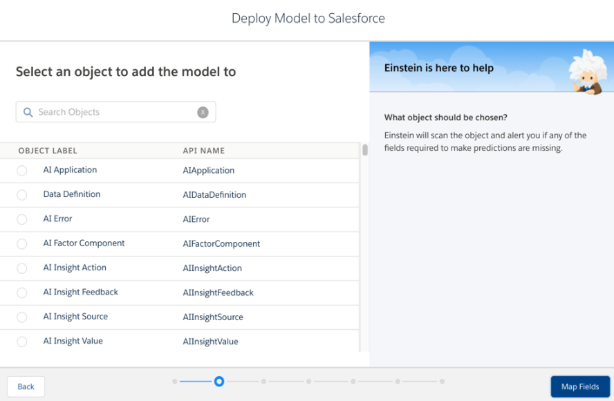 Deploying A Model To A Salesforce